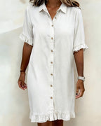 Linea Aarhus™ | Relaxed Dress with Soft Ruching