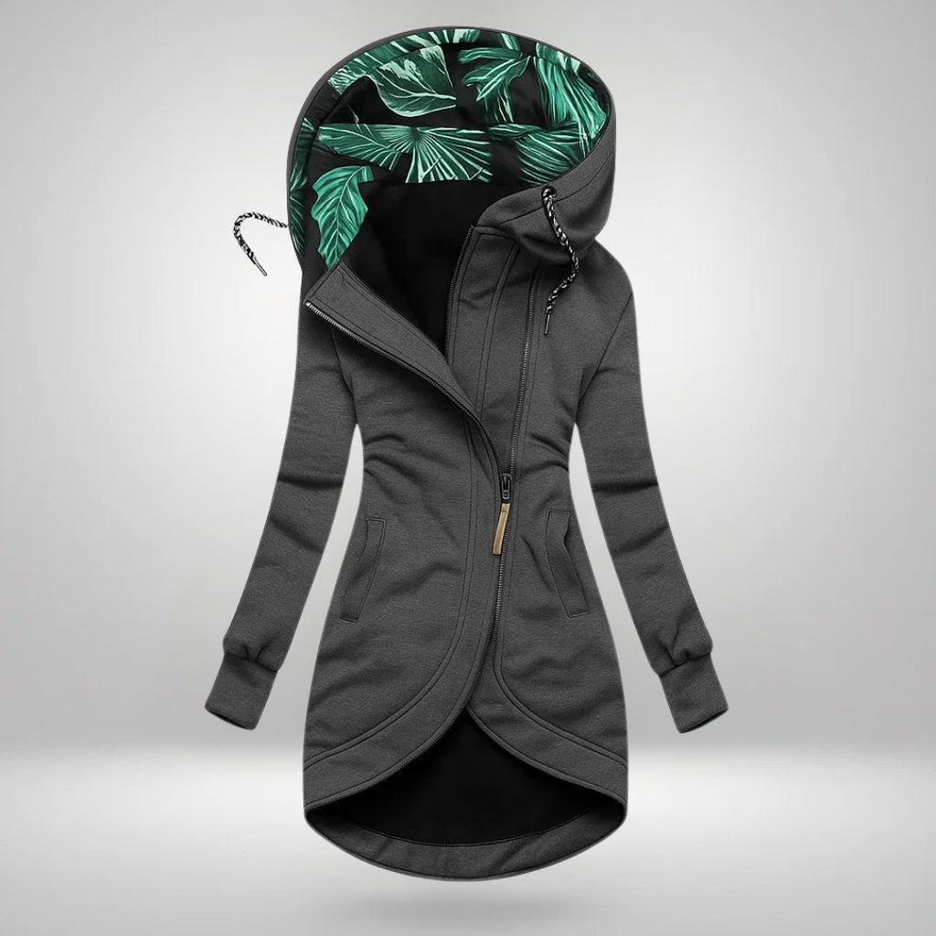 Women’s Long Hooded Quilted Winter Coat