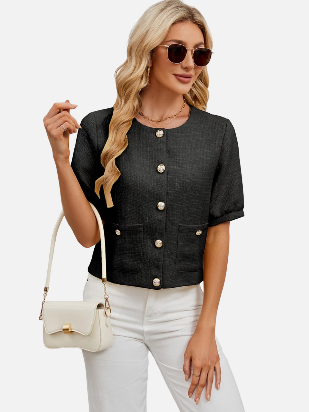 Vivian | Veste courte en tweed