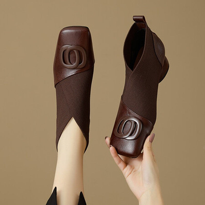 Abielyn | Chunky Heel Boots