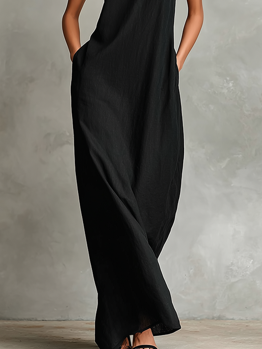 Edda | Soft Turtleneck Maxi Dress