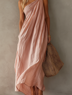 Ondine | One Shoulder Boho Maxi Dress