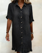 Linea Aarhus™ | Relaxed Dress with Soft Ruching