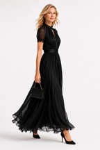 Thora | Flowing Chiffon Maxi Dress