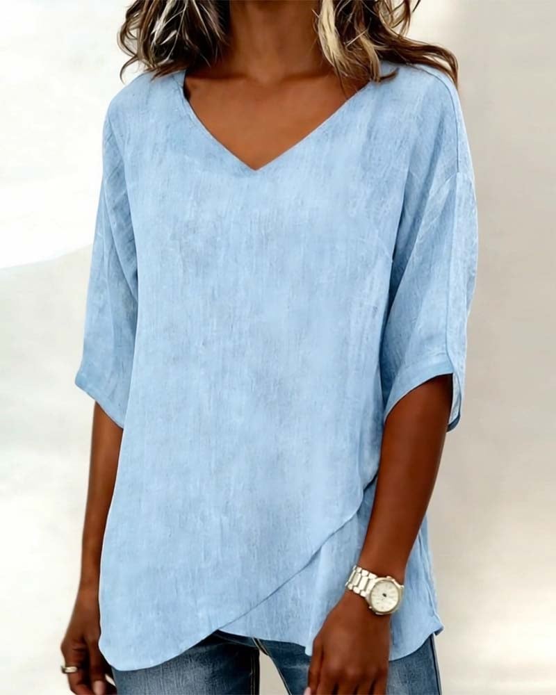 Deborah |  V-neck top