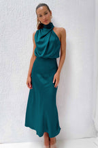 ELARA™ - Satin Evening Dress