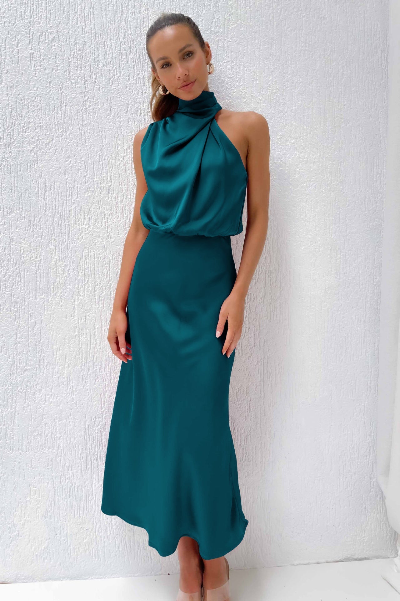 ELARA™ - Satin Evening Dress