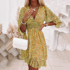Elisa™ | Floral Puff Sleeve Dress
