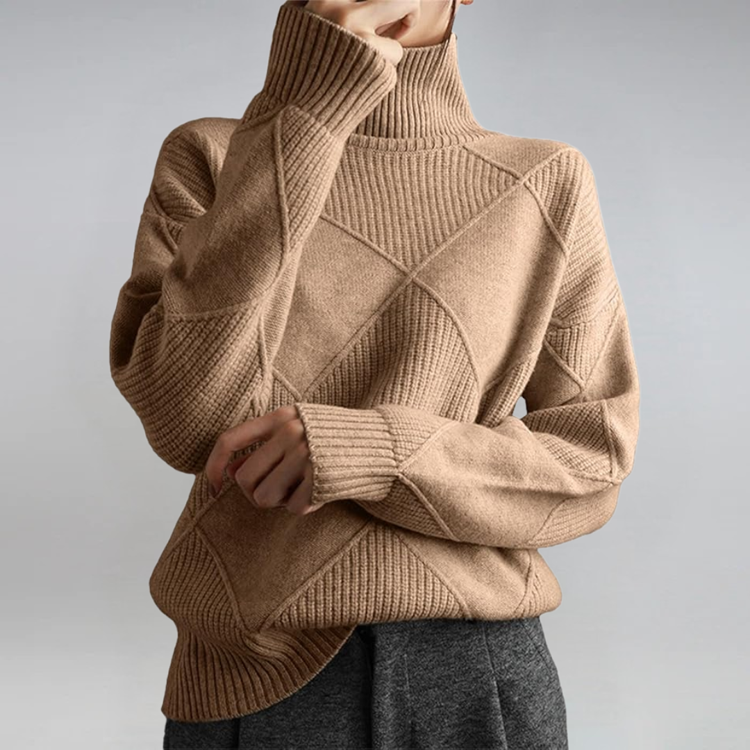 Lauren | Pull col roulé de luxe
