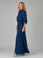 Mirque | Long Sleeve Wrap Maxi Dress