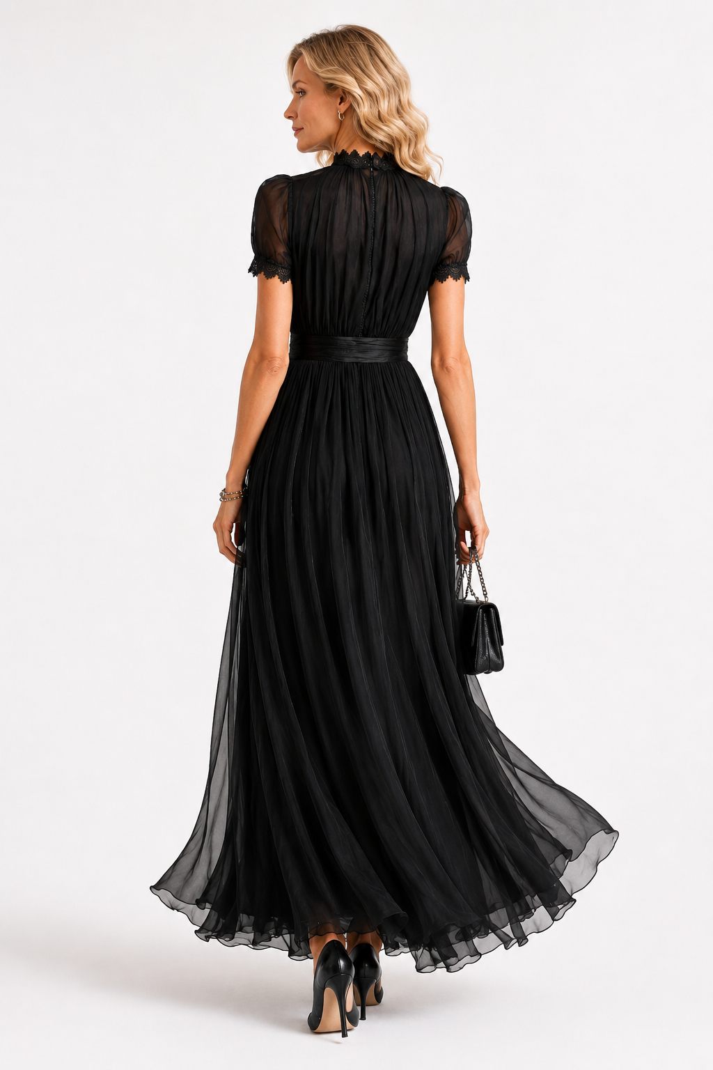 Thora | Flowing Chiffon Maxi Dress