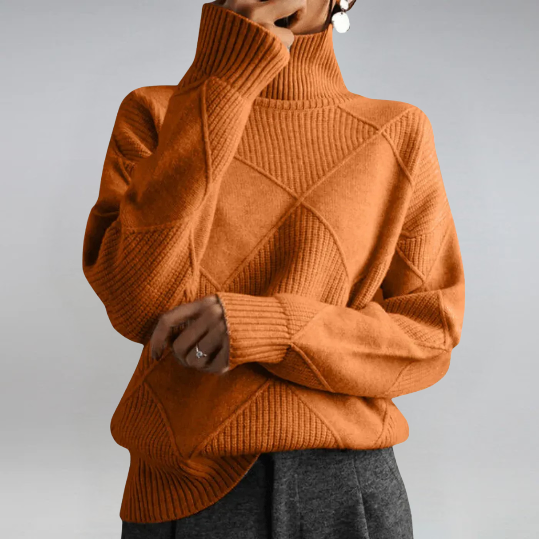 Lauren | Pull col roulé de luxe