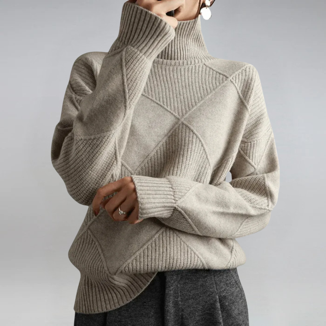 Lauren | Pull col roulé de luxe