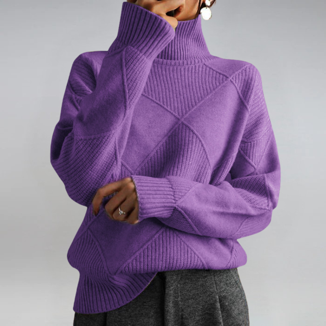 Lauren | Pull col roulé de luxe