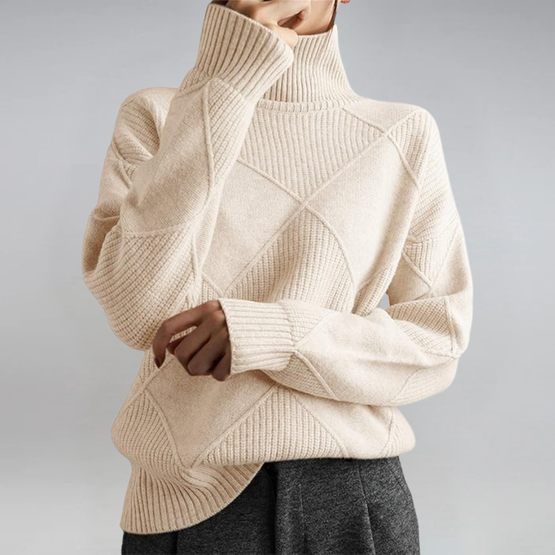Lauren | Pull col roulé de luxe