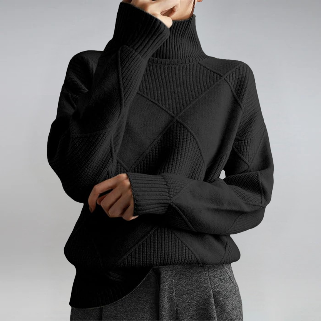 Lauren | Pull col roulé de luxe