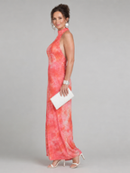 Coraline | Halter Printed Maxi Dress