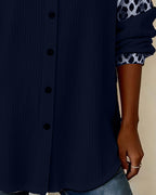 Marissa | Bold Leopard Print Button-Down Shirt