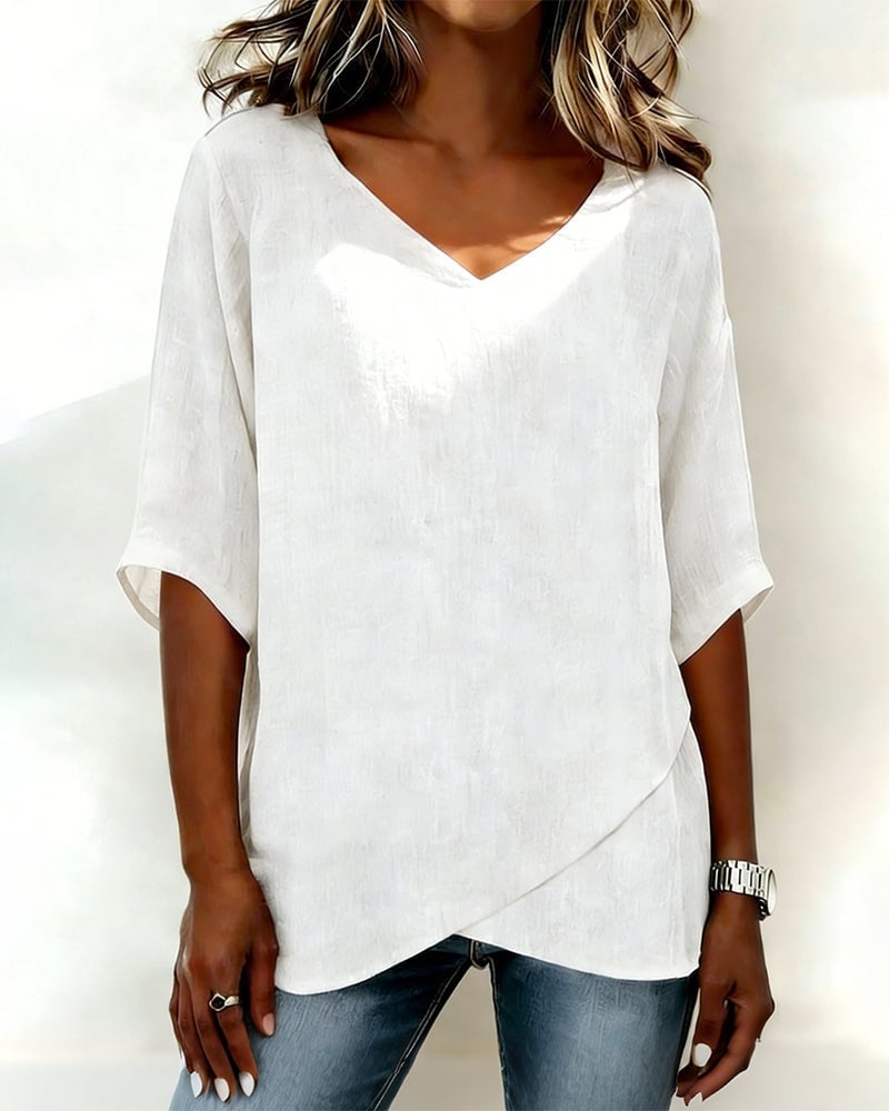 Deborah |  V-neck top