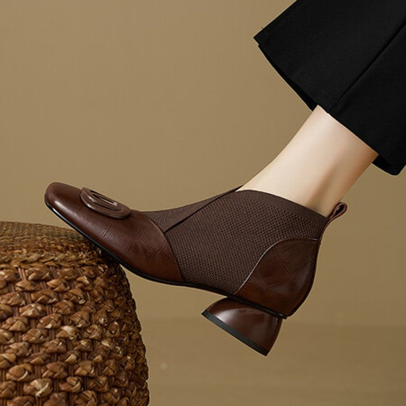 Abielyn | Chunky Heel Boots