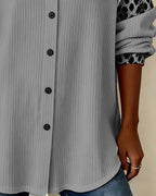 Marissa | Bold Leopard Print Button-Down Shirt