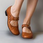 Mary | Leather Flats