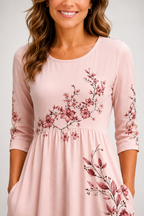 Liora | Floral Midi Dress