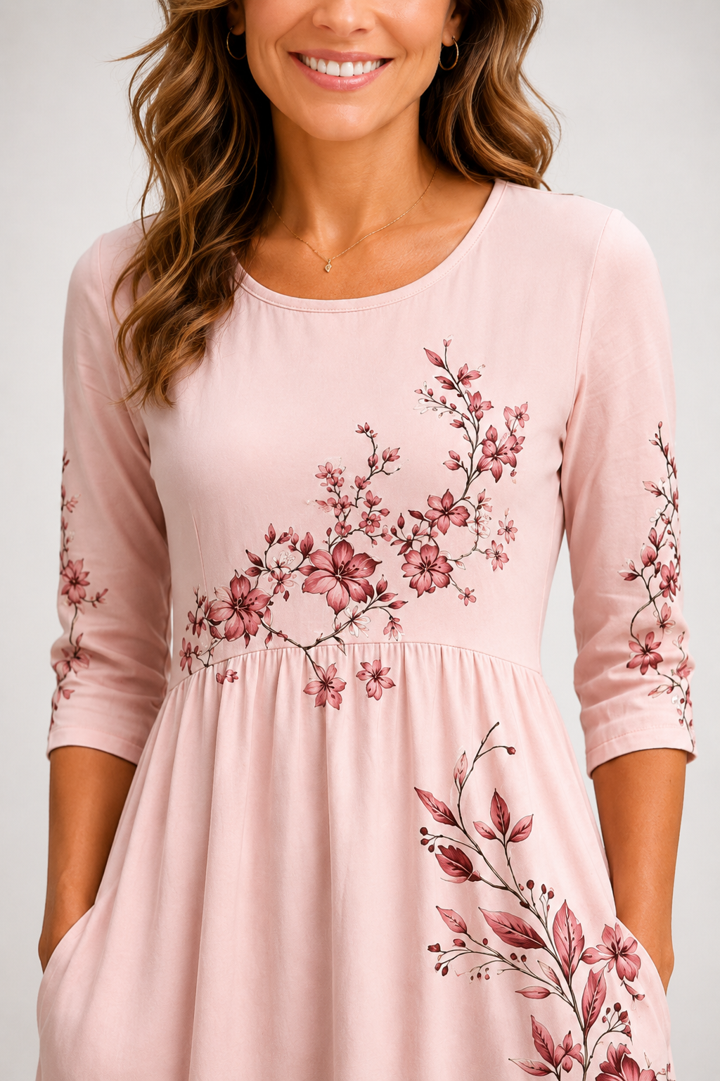 Liora | Floral Midi Dress
