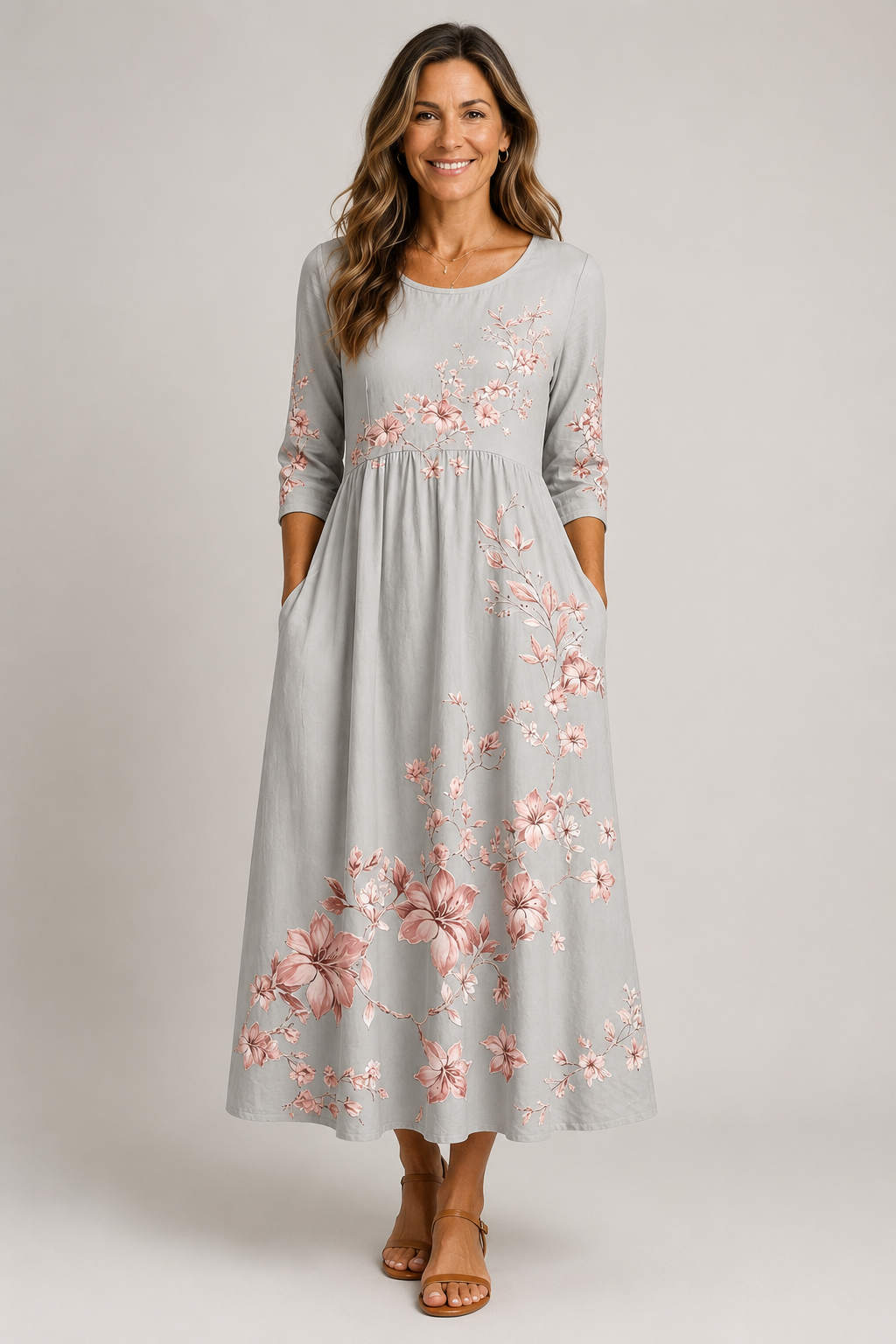Amelie | Floral Midi Dress