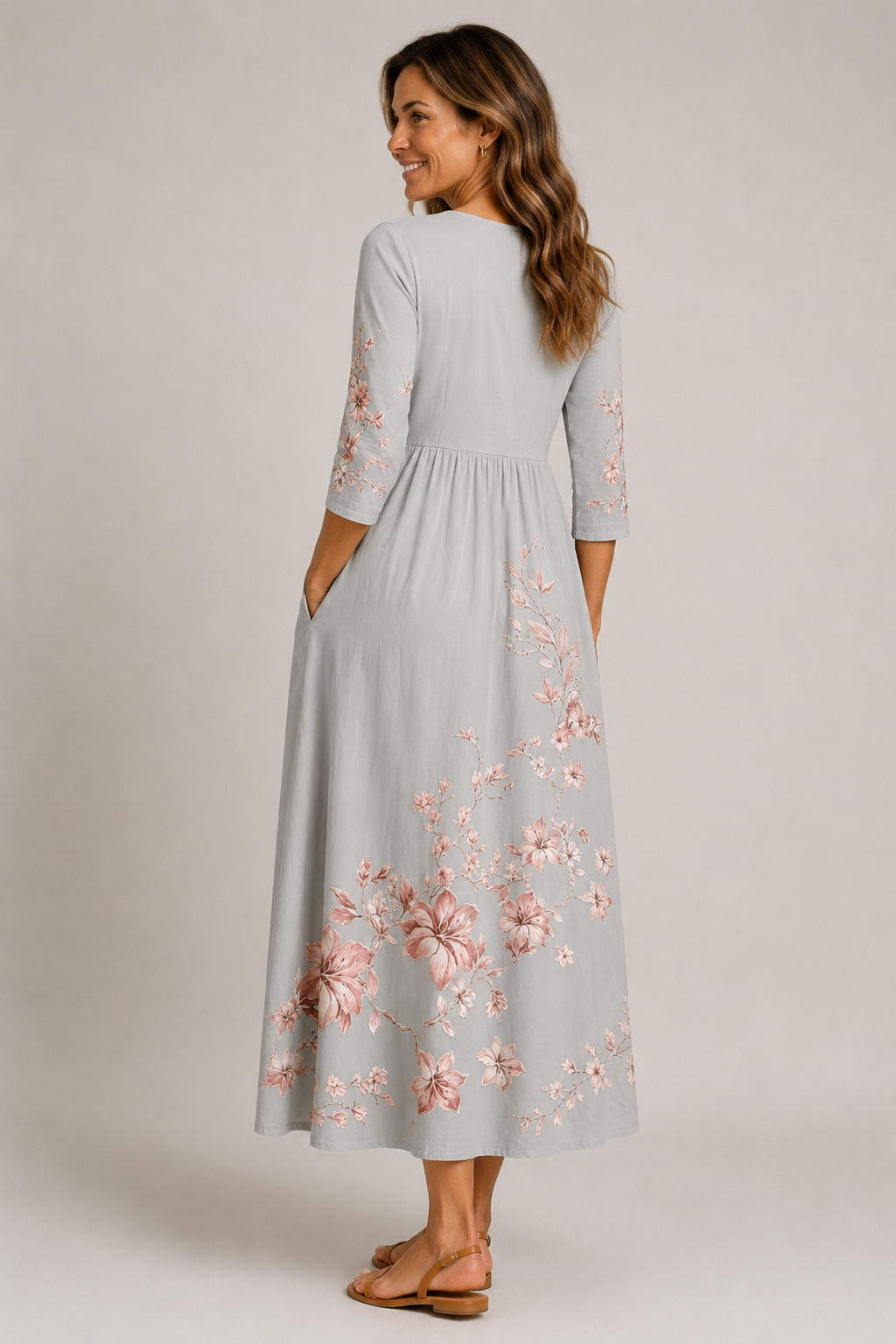 Amelie | Floral Midi Dress