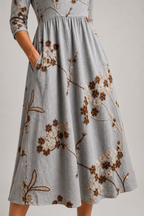 Noelia | Embroidered Midi Dress