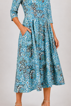 Celeste | Printed Midi Dress