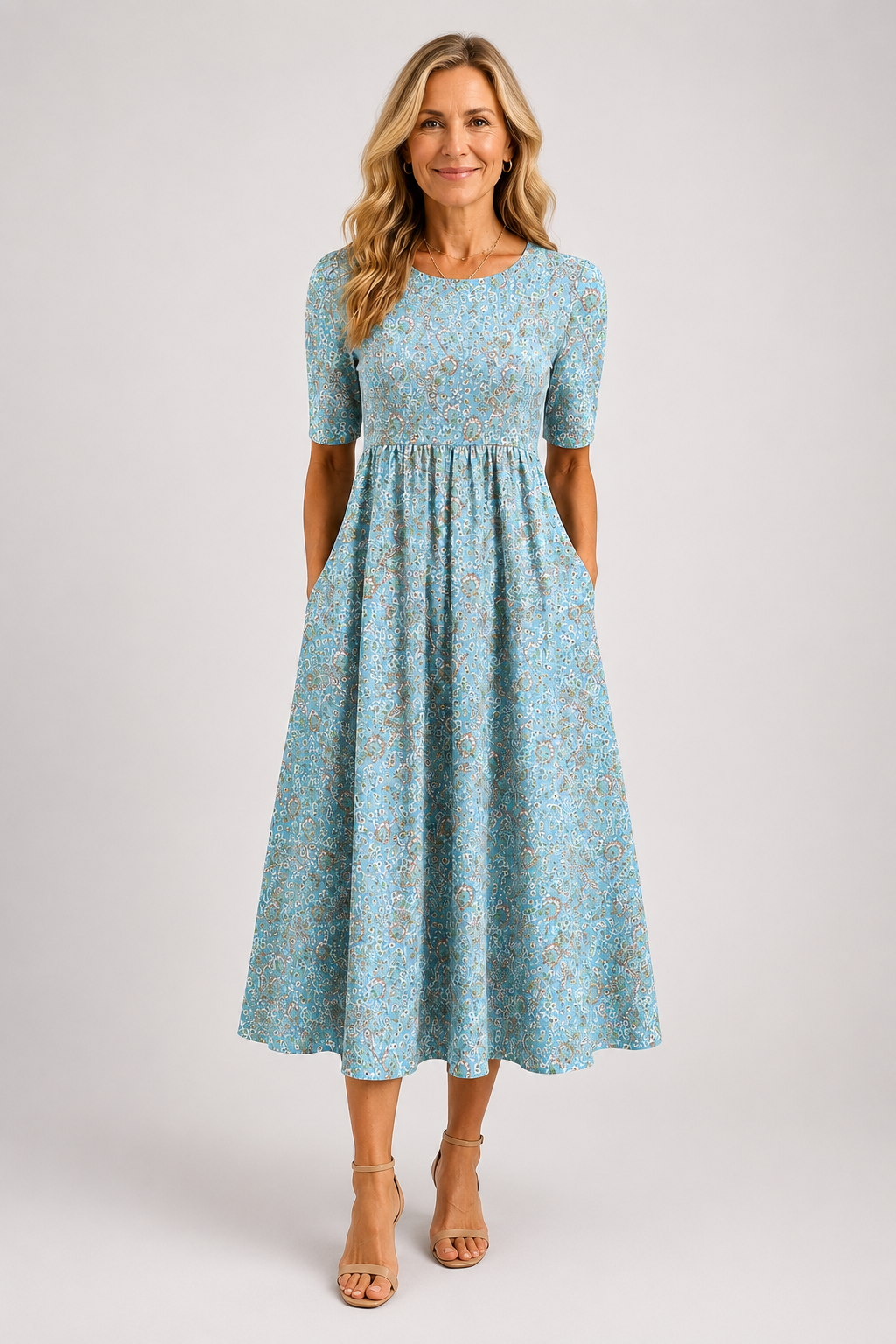 Maribel | Paisley Midi Dress