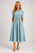 Maribel | Paisley Midi Dress