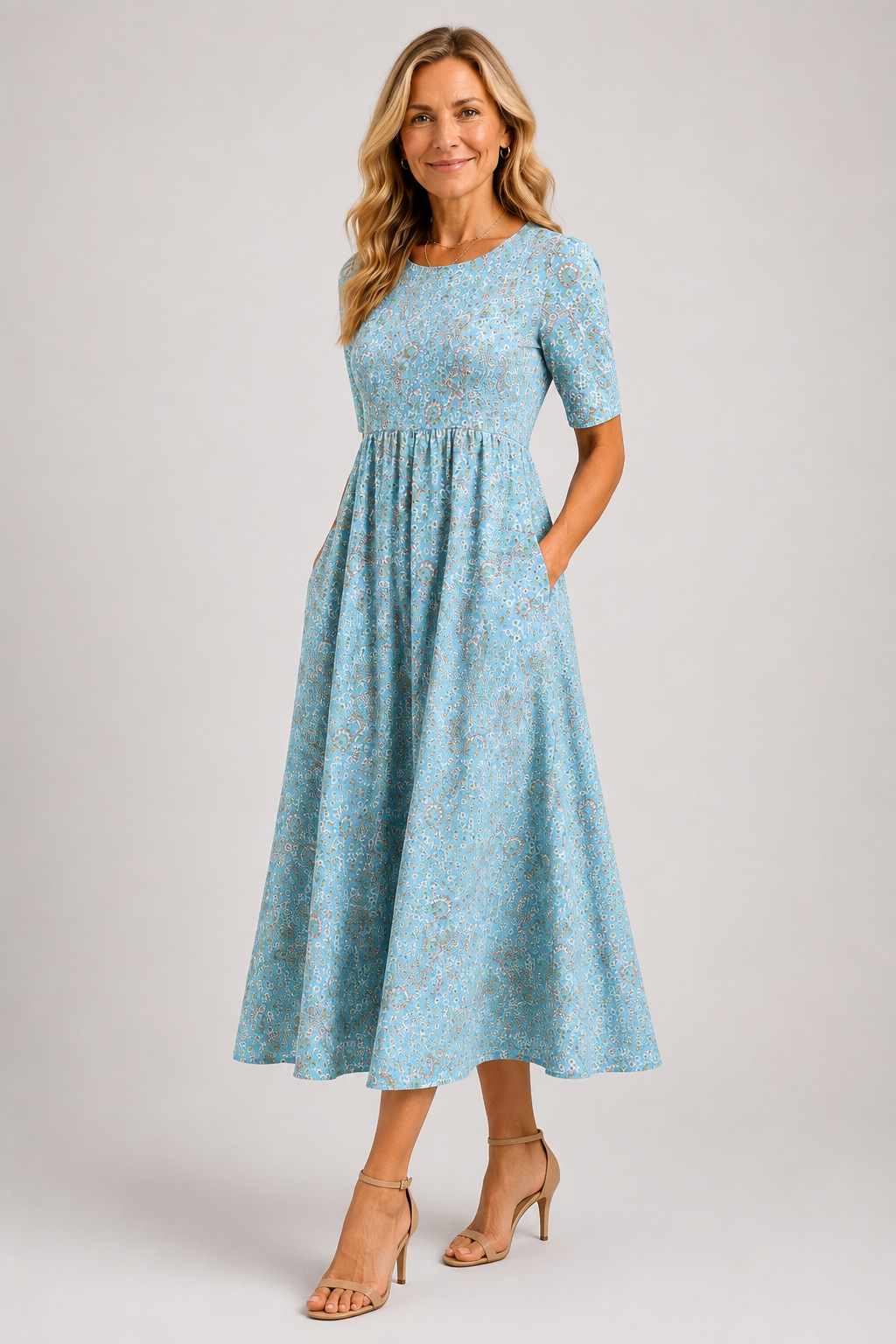 Maribel | Paisley Midi Dress