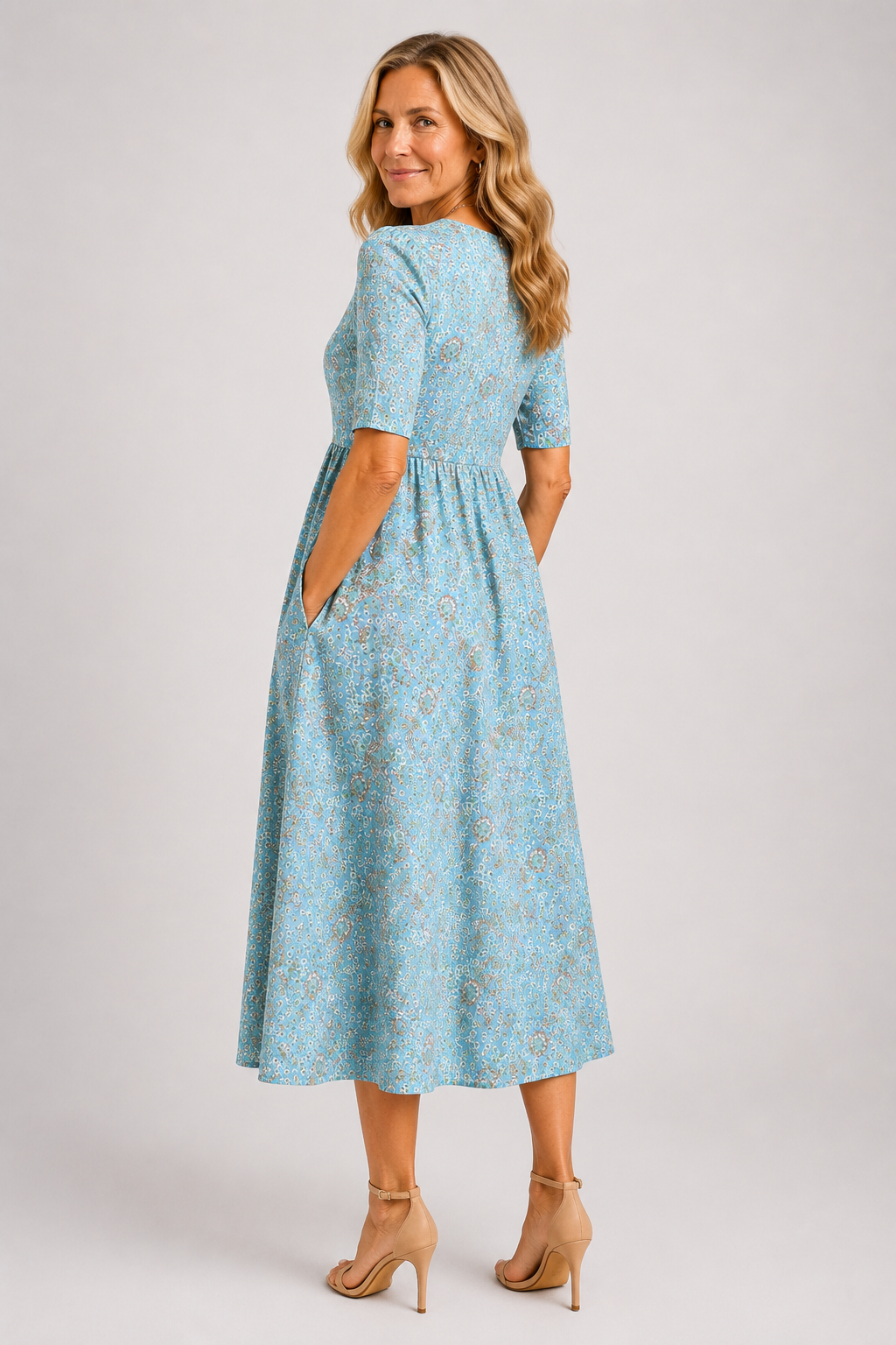 Maribel | Paisley Midi Dress