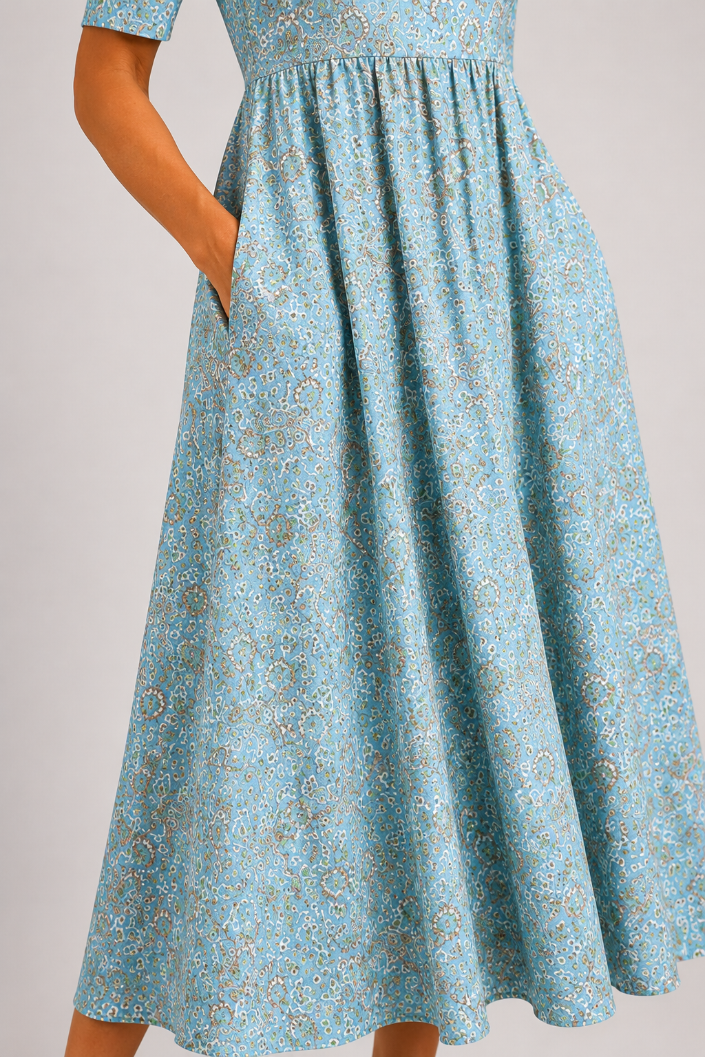 Maribel | Paisley Midi Dress