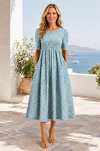 Maribel | Paisley Midi Dress