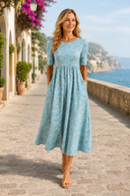 Maribel | Paisley Midi Dress