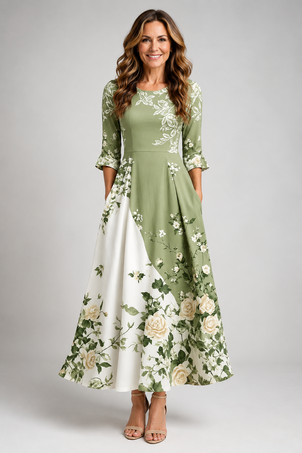 Vivienne | Botanical Maxi Dress