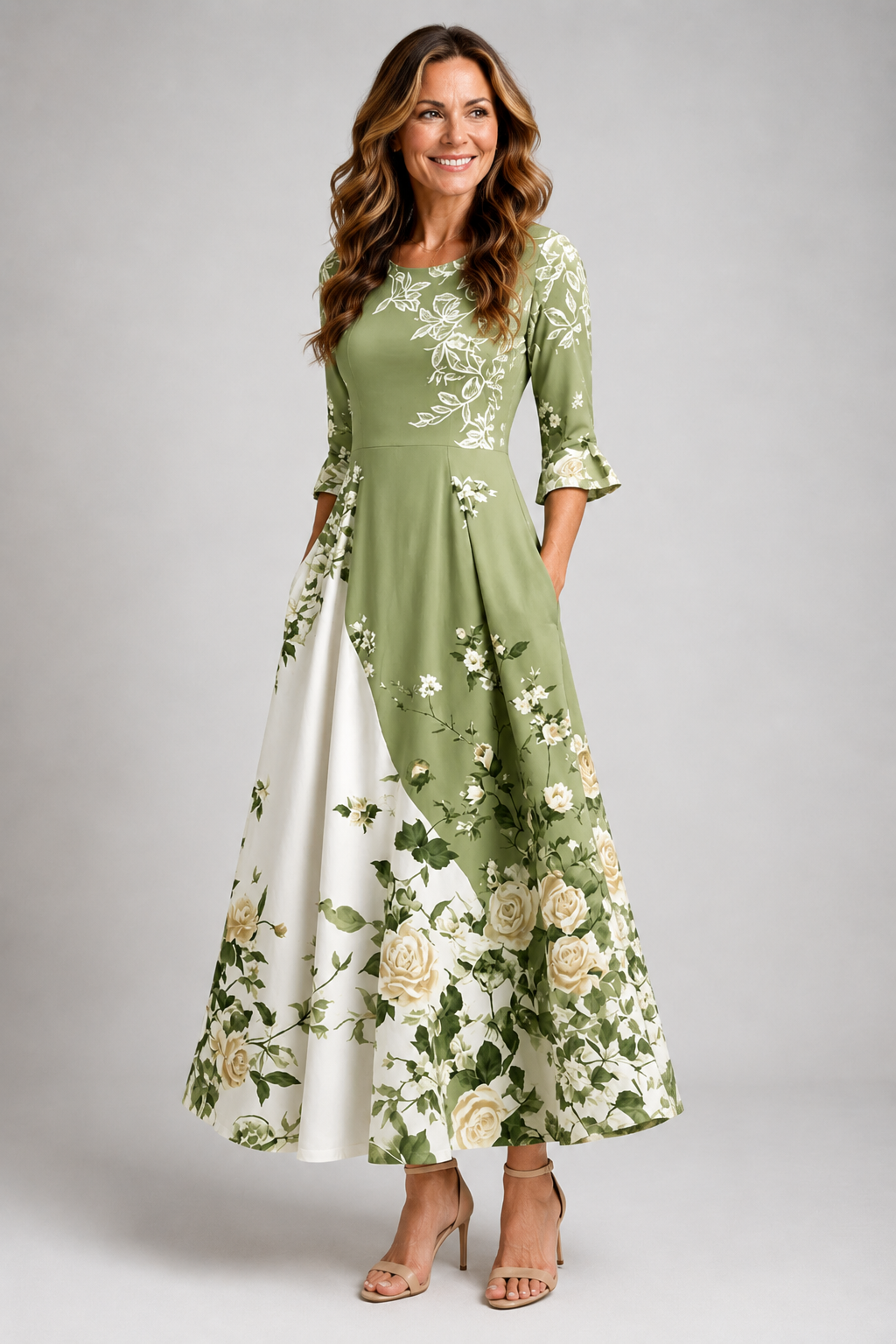 Vivienne | Botanical Maxi Dress