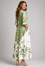 Vivienne | Botanical Maxi Dress