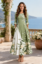 Vivienne | Botanical Maxi Dress