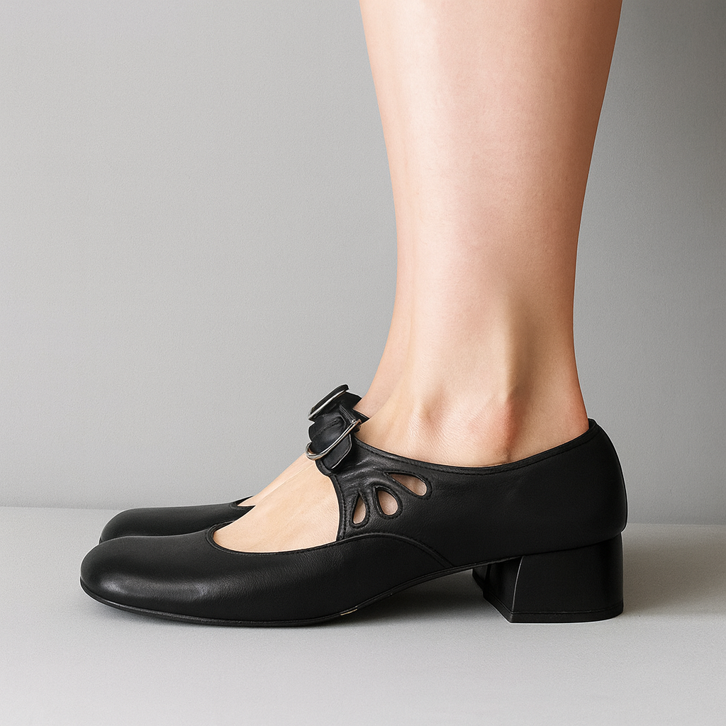 Mary | Leather Flats
