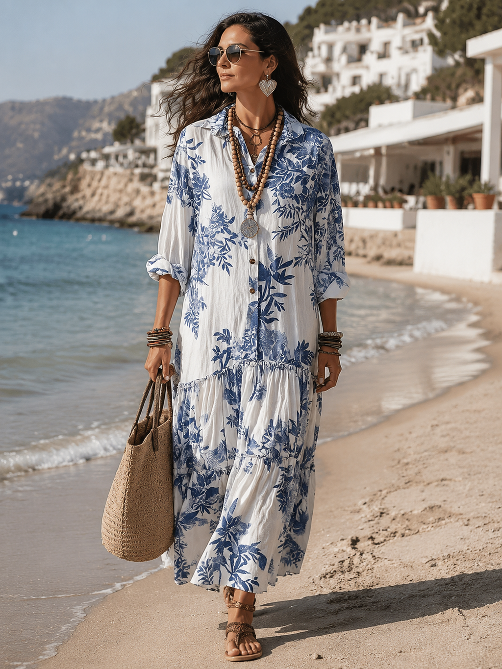 Dahlia | Bohemian Floral Maxi Dress