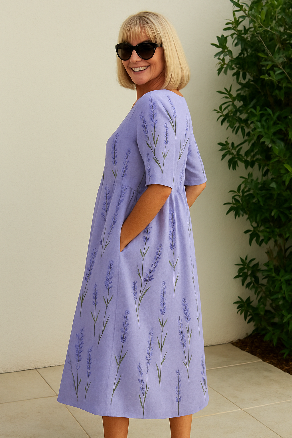 Juliette | Robe Midi Fluide