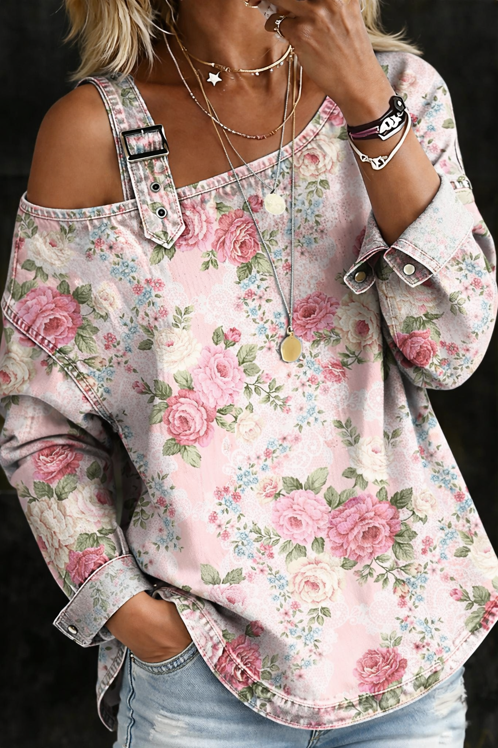 Brooklyn | Floral Collar Maxi Dress