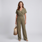 Colleen | Wrap-Front Cropped