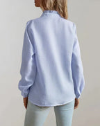 Natalie | Blouse with Ruffles