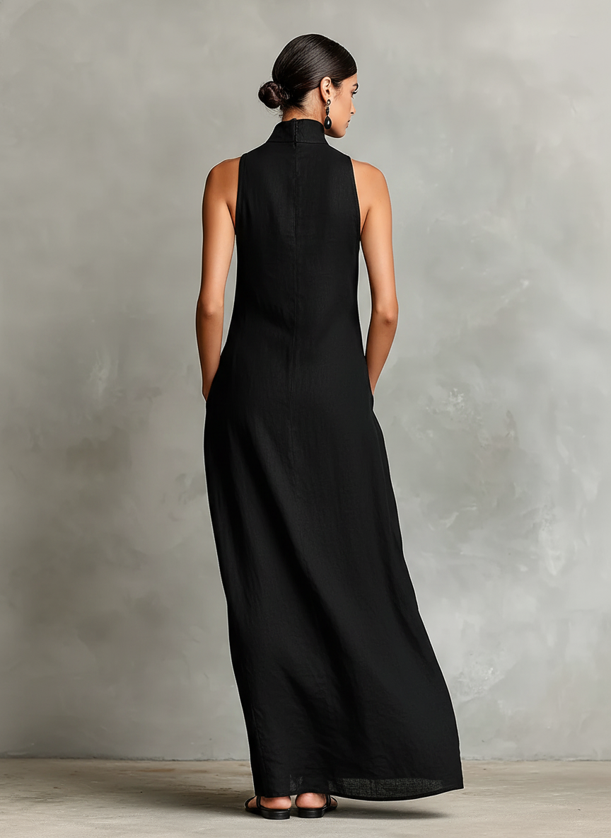Edda | Soft Turtleneck Maxi Dress